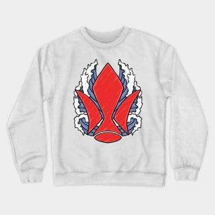 tekkadan logo wave Crewneck Sweatshirt